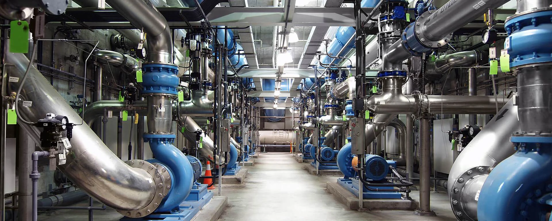 Industrial plant for engineering and water treatment services